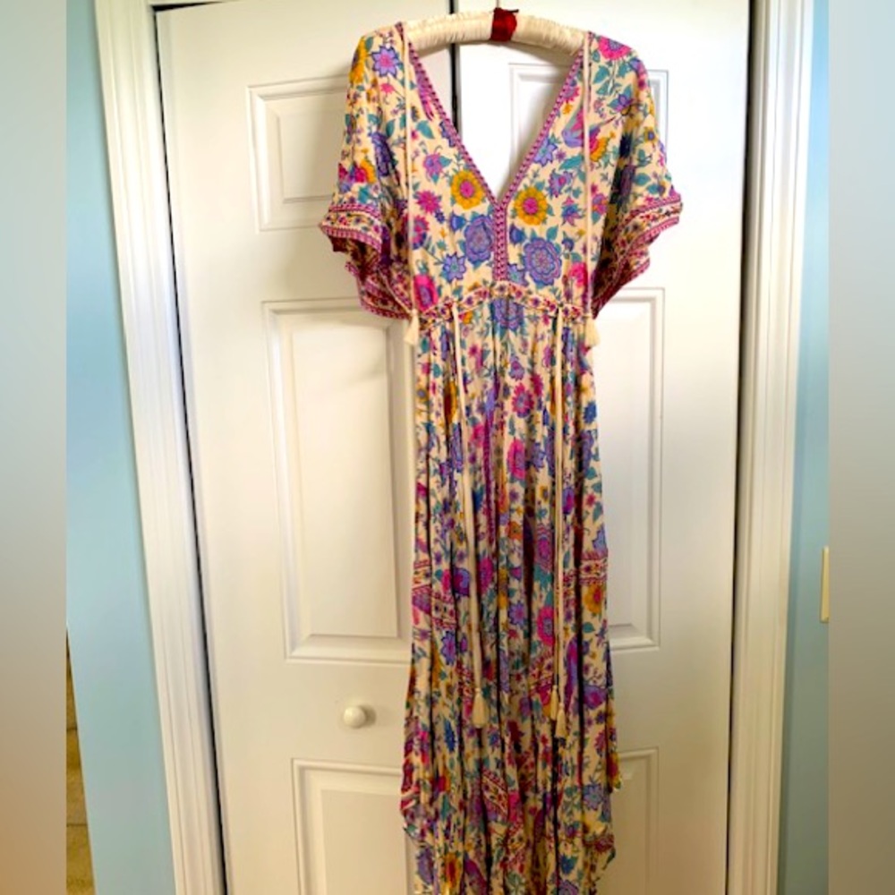 Lovebird Half Moon Gown in Chamomile from Spell & the Gypsy Collective XS BNWT